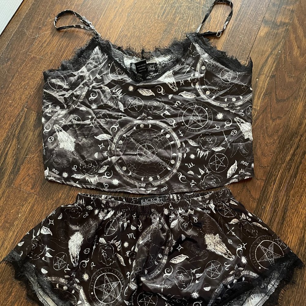 Blackcraft Cult Dream State Satin Cami Set - Top and Bottom